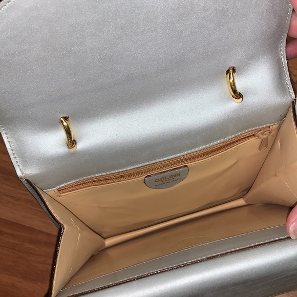 Authentic Vintage Celine Double Flap Handbag - Picture 6 of 14